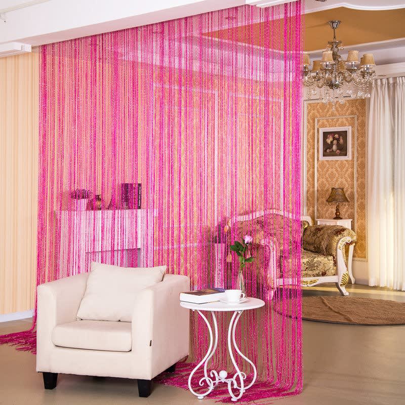 Door Curtain Dilver Thread Curtain Partition Curtain Hanging Curtain Window Screen view 9