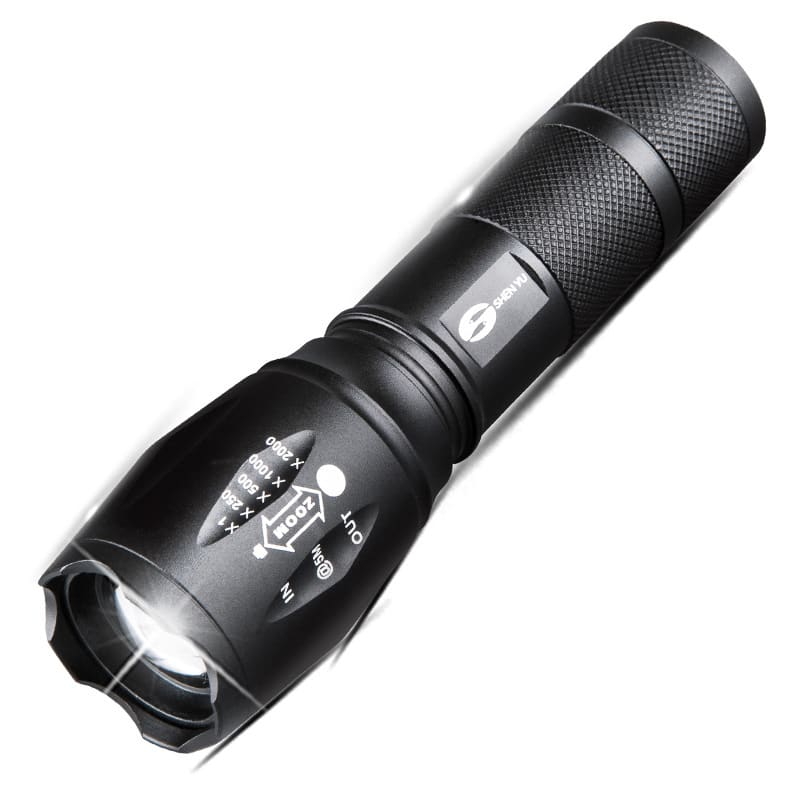 Aluminum Alloy Strong Light Flashlight 18650 Super Bright Outdoor Lighting T6 Flashlight view 8