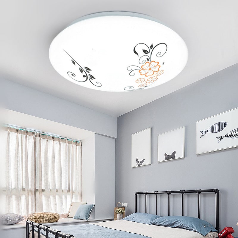 Led Ceiling Lamp Simple Modern Acrylic Bedroom Living Room Balcony Ceiling Lamp Home Circular Led Ceiling Lamp view 4