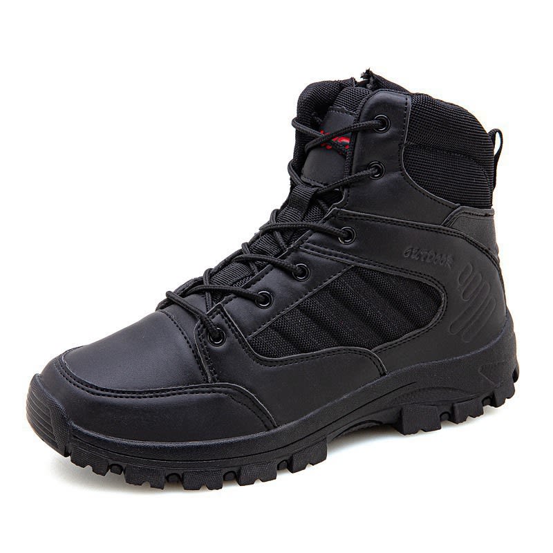 New Style Korean Fashion Casual Shoes Sports Wind high-top Camouflage Hiking Boots view 1