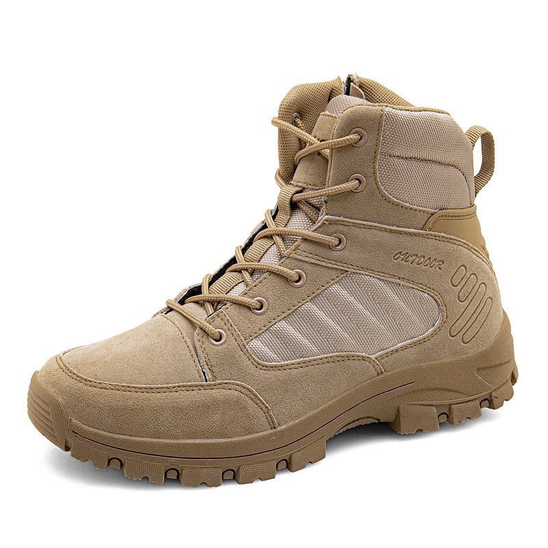 New Style Korean Fashion Casual Shoes Sports Wind high-top Camouflage Hiking Boots view 2