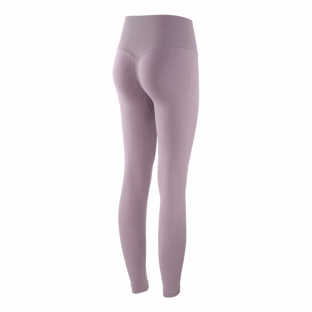 European And American Peach Hip Knit High Waist Hip Fitness Pants High Stretch Quick-Drying Tights view 4