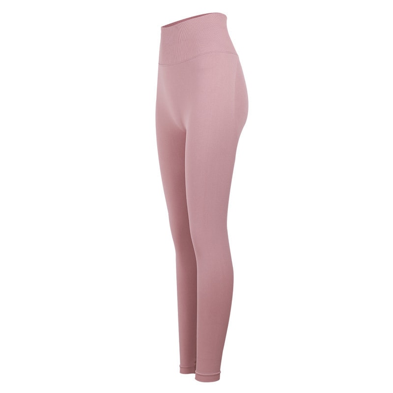 European And American Peach Hip Knit High Waist Hip Fitness Pants High Stretch Quick-Drying Tights view 2