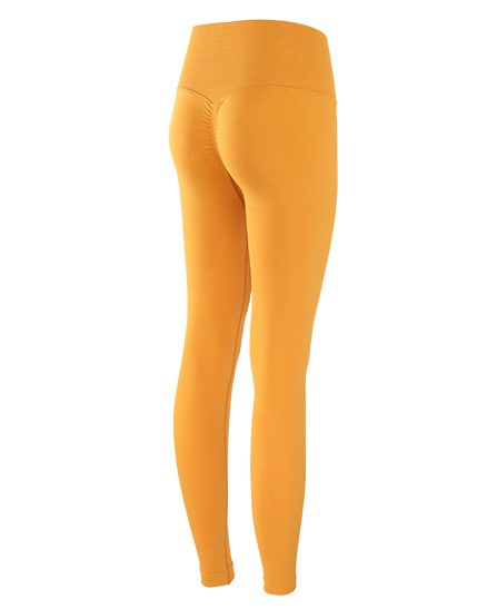 European And American Peach Hip Knit High Waist Hip Fitness Pants High Stretch Quick-Drying Tights view 3
