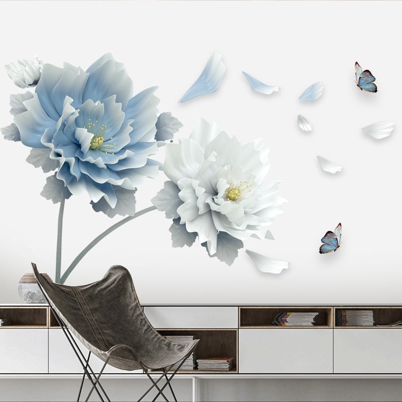 Bedroom Bedside Wall Sticker Wallpaper view 3