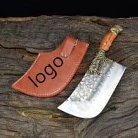 Household Bone Chopping Hand-forged Kitchen Knife Dual-use Knife Ghost Hand Made Chef Knives view 3