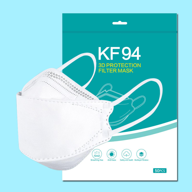 Masks Korean Fish-shaped Willow-leaf Type Kn94 Meltblown Individual Packaging view 5