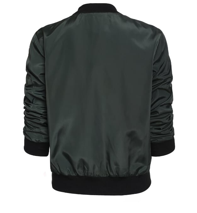 Solid Color Short Stand Collar Small Jacket Casual Zipper Jacket view 3