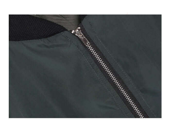 Solid Color Short Stand Collar Small Jacket Casual Zipper Jacket view 15