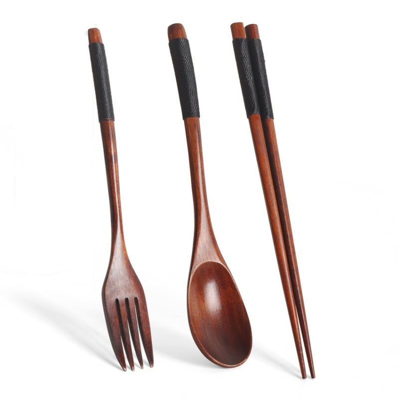Long Handle Couple Spoon Chopsticks Portable Tableware view 7