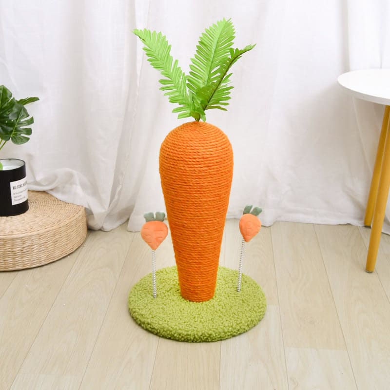 Carrot Two-color Sisal Simulation Pet Supplies view 3