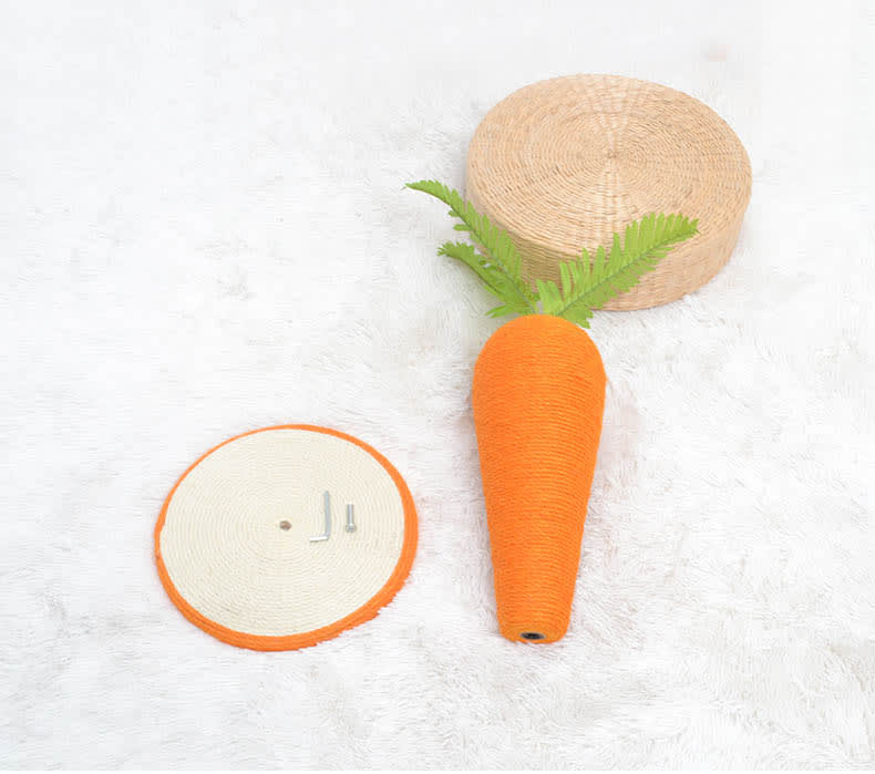 Carrot Two-color Sisal Simulation Pet Supplies view 2