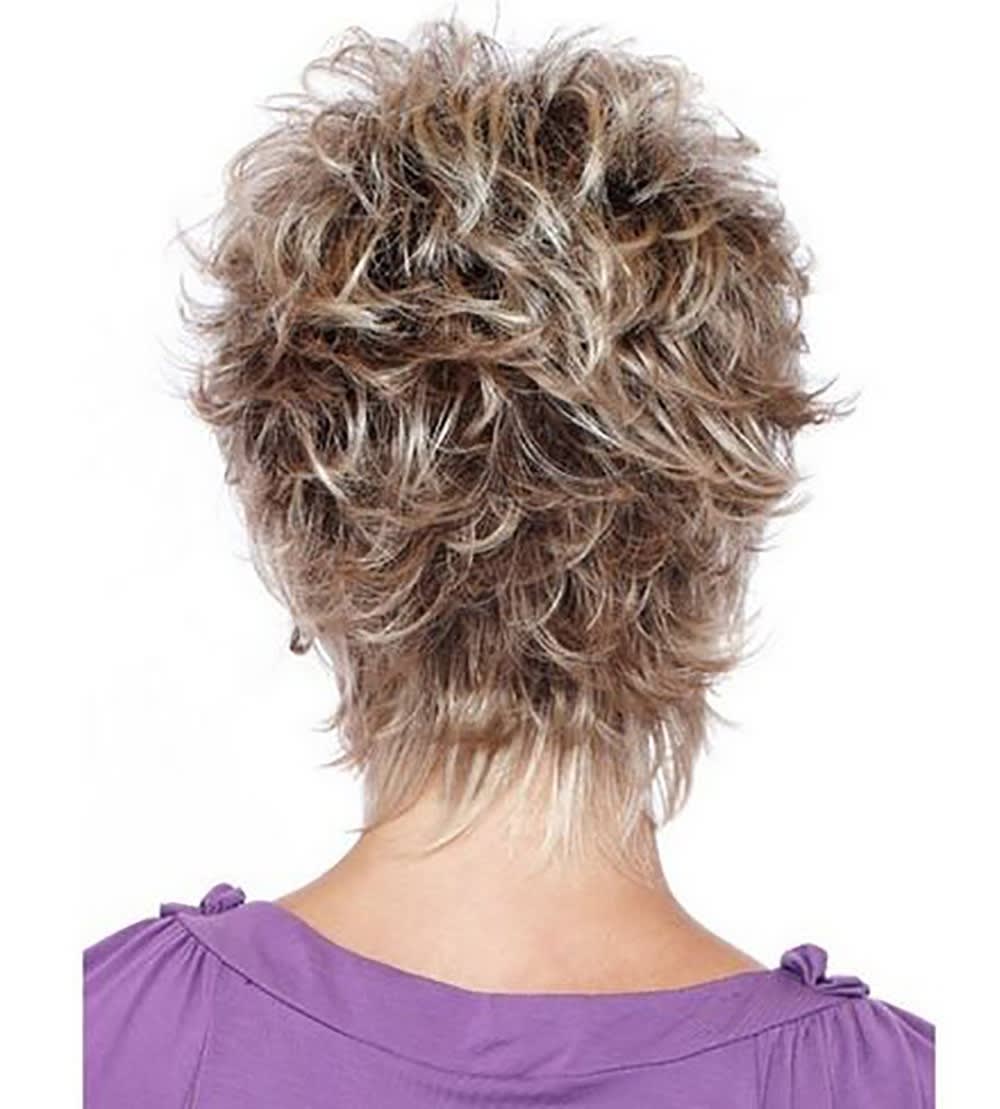 Golden Brown Melange Short Hair view 6