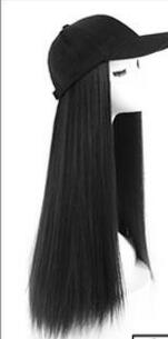 Hat Wig Ladies Long Hair One Big Wave Curly Hair Headgear Fashion Hat With Wig Net Red view 11