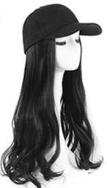 Hat Wig Ladies Long Hair One Big Wave Curly Hair Headgear Fashion Hat With Wig Net Red view 9