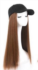 Hat Wig Ladies Long Hair One Big Wave Curly Hair Headgear Fashion Hat With Wig Net Red view 5