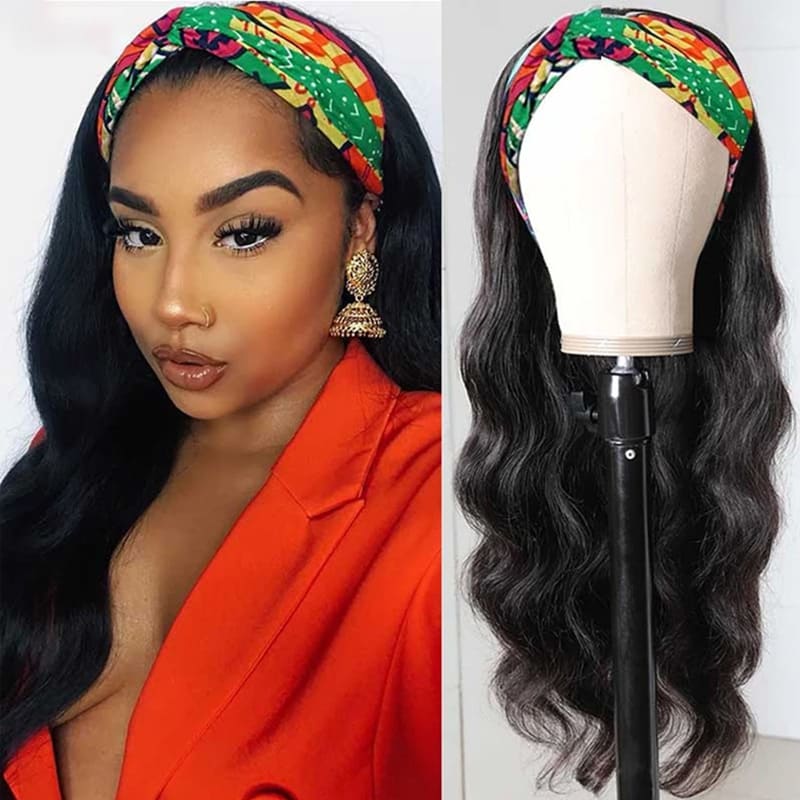Long Curly Hair Black Mid-section Big Wave Synthetic Headgear view 5