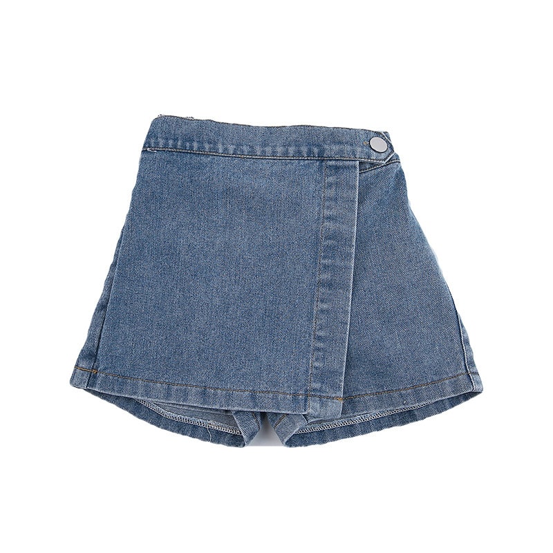 Korean Style Personality Virgin Denim Shorts view 3