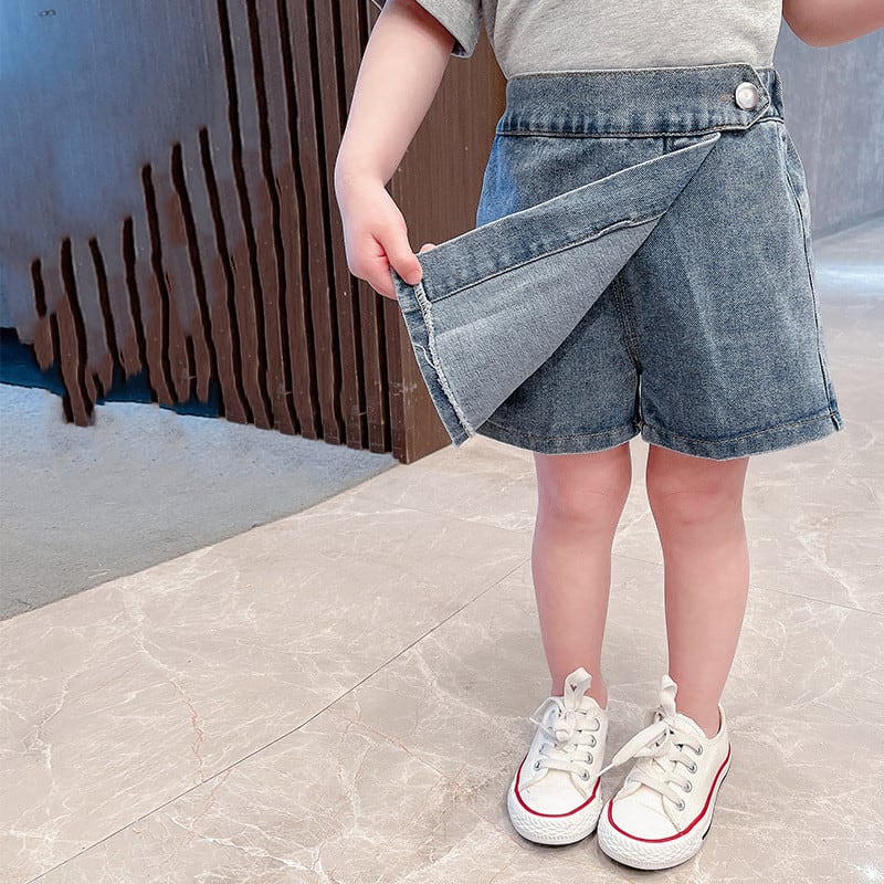 Korean Style Personality Virgin Denim Shorts view 5