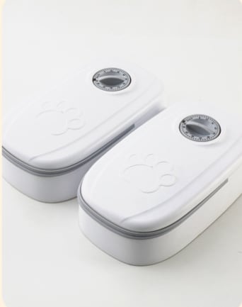 Automatic Pet Feeder Smart Food Dispenser For Cats Dogs Timer Stainless Steel Bowl Auto Dog Cat Pet Feeding Pets Supplies view 2