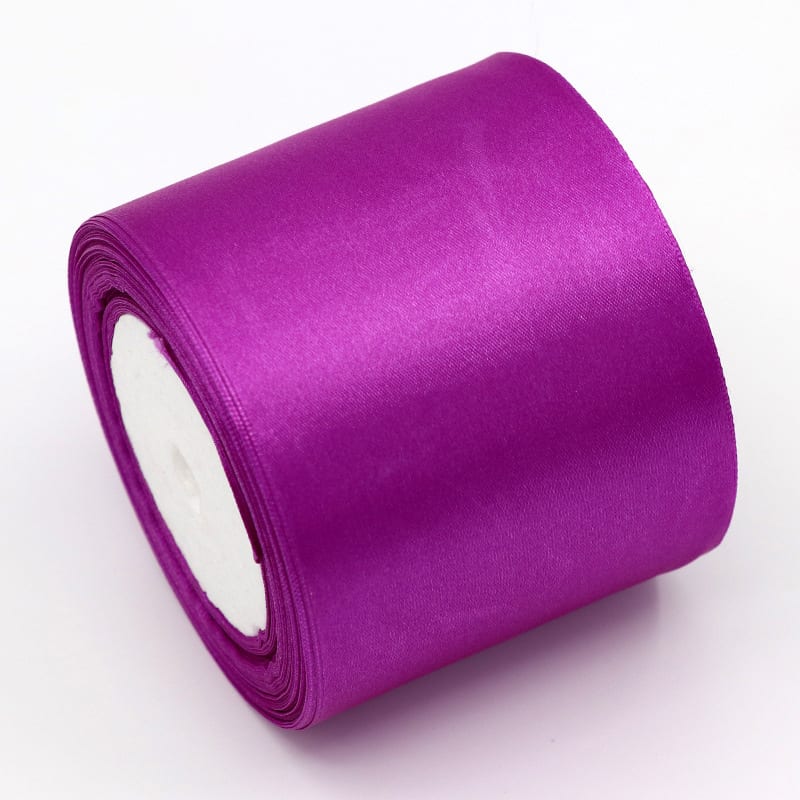 8CM Wide Ribbon Silk Colored Ribbons Wedding Supplies view 28