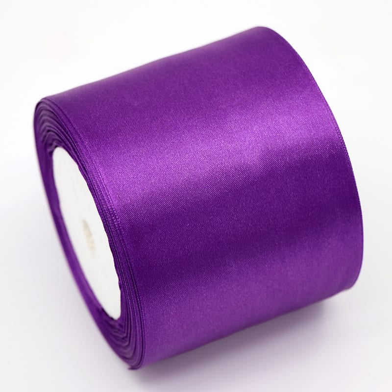 8CM Wide Ribbon Silk Colored Ribbons Wedding Supplies view 19