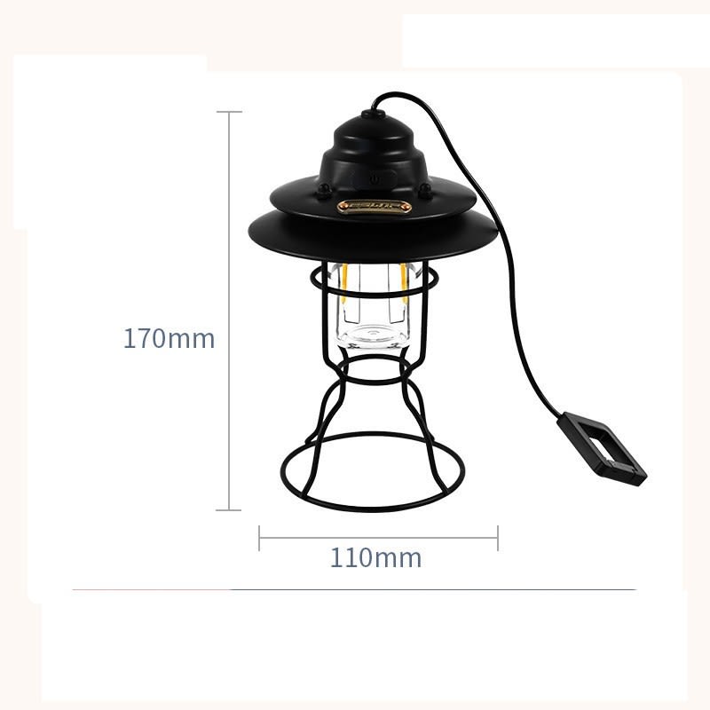 Portable Retro Barn Lantern Outdoor Multifunctional Lighting view 11