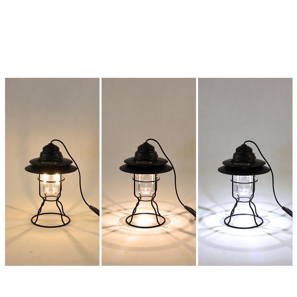 Portable Retro Barn Lantern Outdoor Multifunctional Lighting view 7