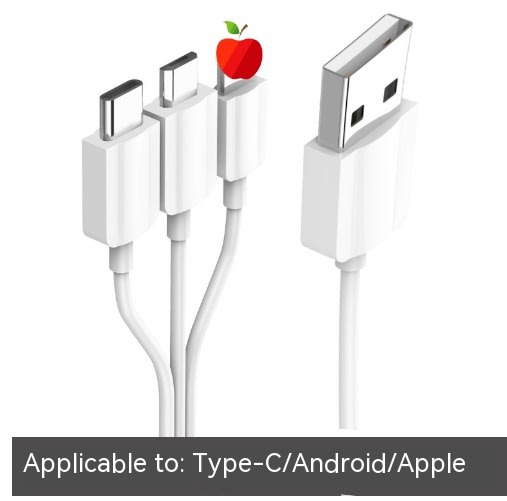 One-to-three Short-line Data Cable Three-in-one Multi-function view 8