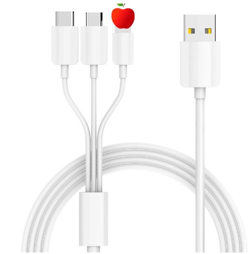 One-to-three Short-line Data Cable Three-in-one Multi-function view 4