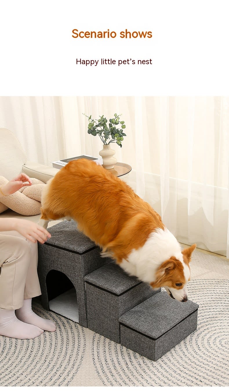 Pet Ladder Dogs And Cats Step Foldable view 2