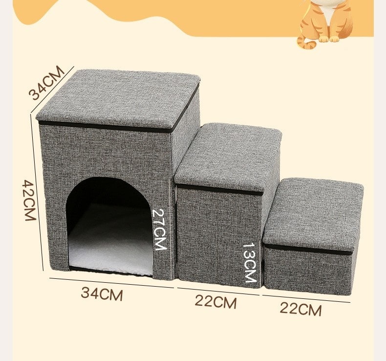 Pet Ladder Dogs And Cats Step Foldable view 3