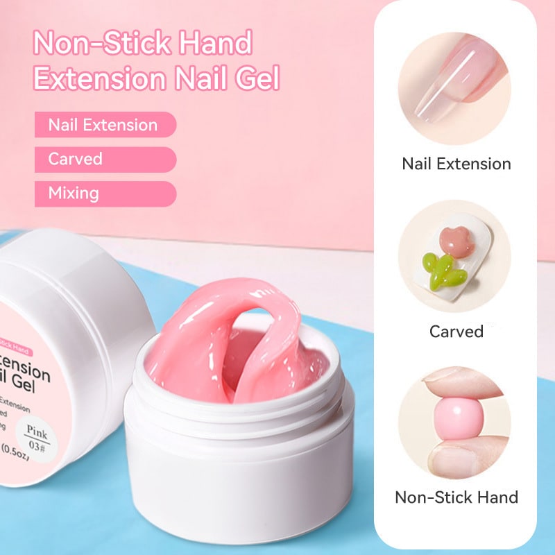 Non-stick Hand Pinch Shaping UV Nail Extension view 12