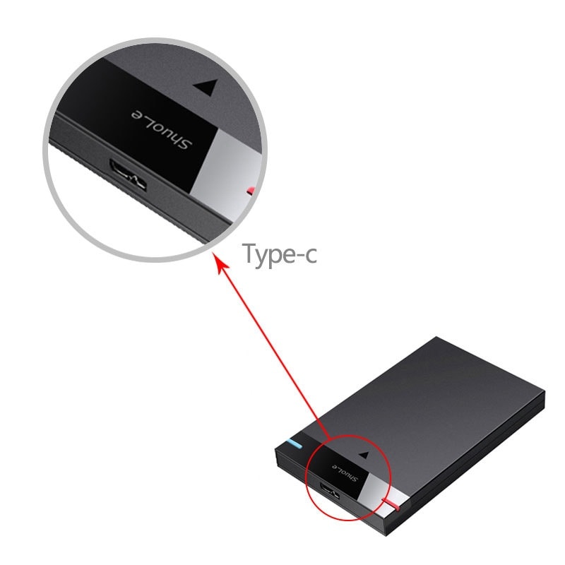 Usb30 High-speed External Mobile Hard Disk Box view 3