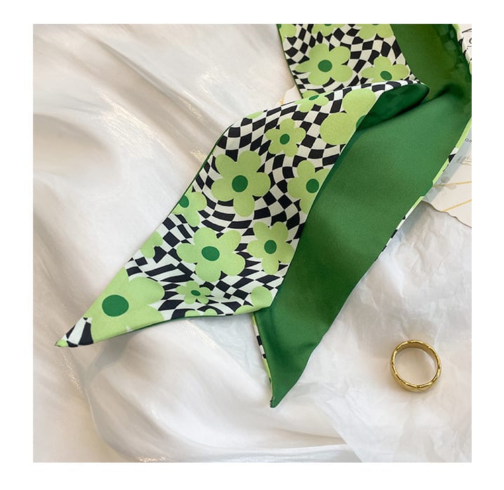 Women's Small Long Ribbon Decorative Scarf Ribbon view 5