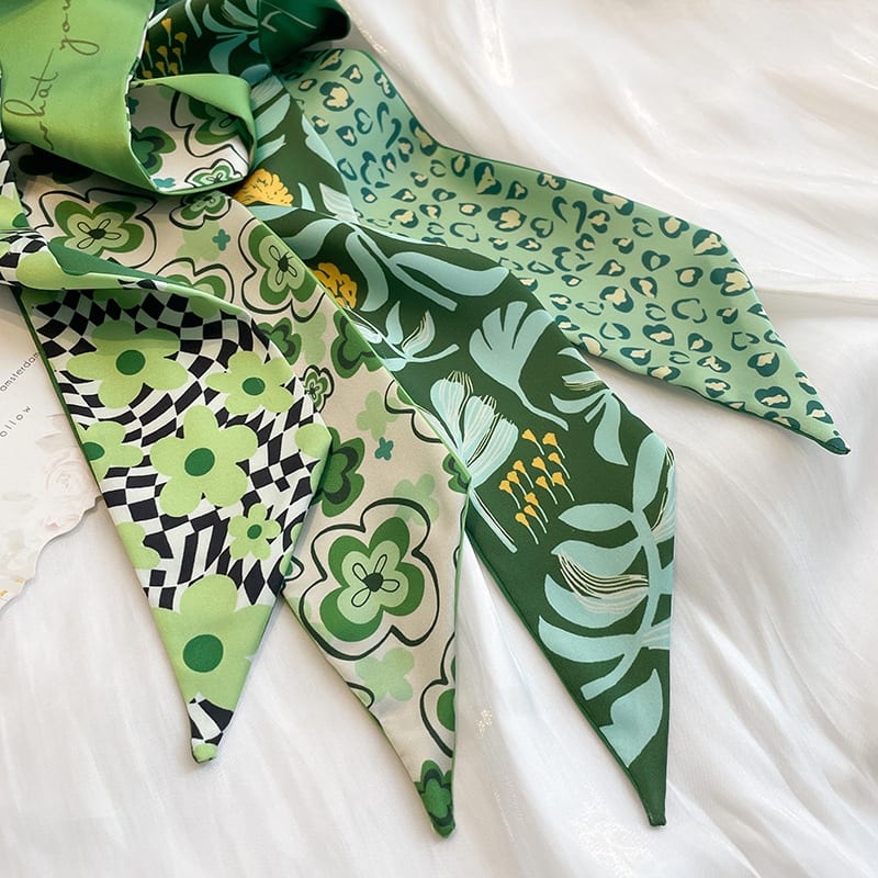 Women's Small Long Ribbon Decorative Scarf Ribbon view 11