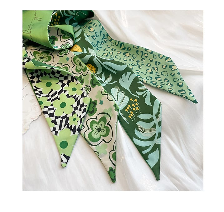 Women's Small Long Ribbon Decorative Scarf Ribbon view 16