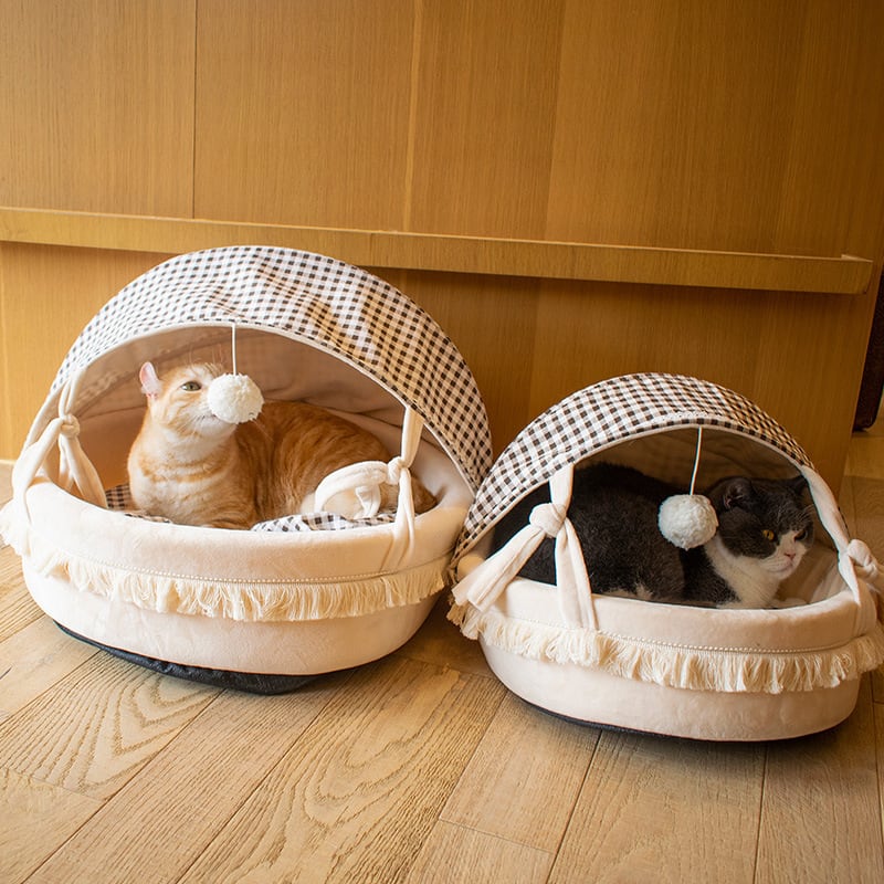 Pet Cradle Four Seasons Kennel Lattice Cat Bed view 5