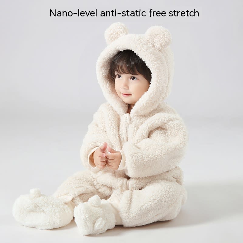 Lambswool Baby Jumpsuit Outer Wear view 5