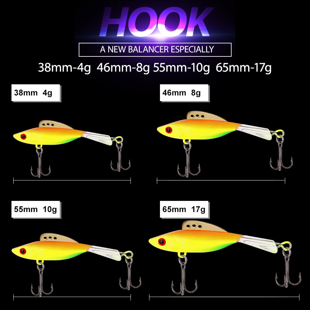 FISHKING Ice Fishing Bait Bait Lure Lure Treble Hook Jig Hook view 14