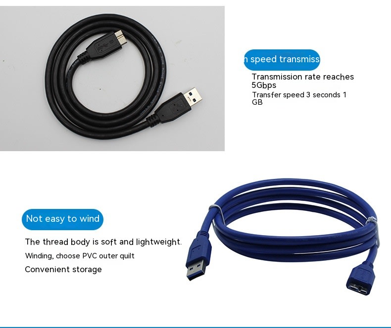 USB30 Transmission Data Cable Mobile Hard Disk Cable view 13
