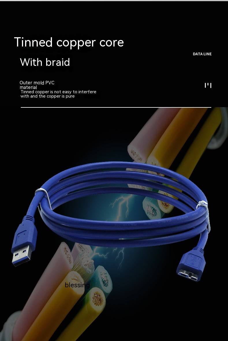 USB30 Transmission Data Cable Mobile Hard Disk Cable view 8