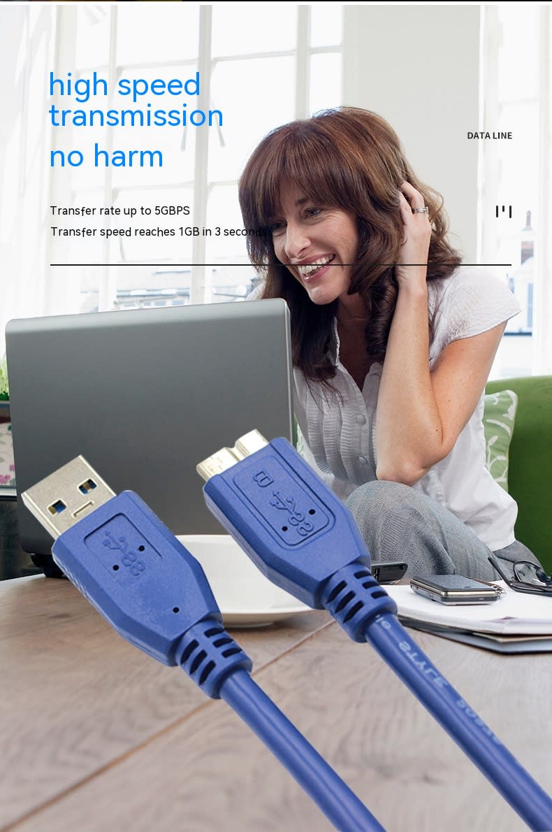 USB30 Transmission Data Cable Mobile Hard Disk Cable view 4