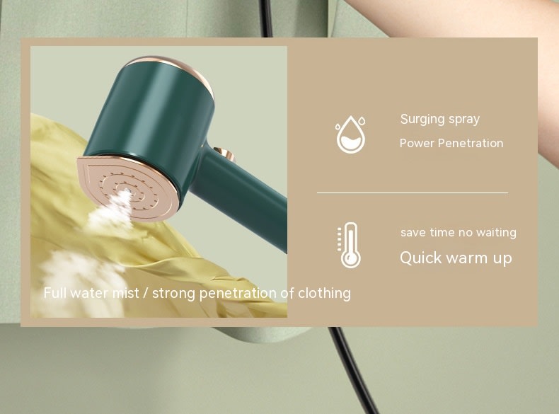 Mini Portable Handheld Garment Steamer Fabric Steam Iron For Clothes Travel Home Appliances Vertical US Plug Ironing Machine view 25