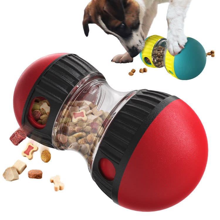 Food Dispensing Dog Toy Tumbler Leaky Food Ball Puzzle Toys Interactive Slowly Feeding Protect Stomach Increase Intelligence Pets Toy Pet Products view 14