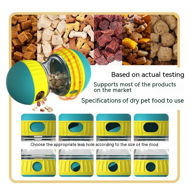 Food Dispensing Dog Toy Tumbler Leaky Food Ball Puzzle Toys Interactive Slowly Feeding Protect Stomach Increase Intelligence Pets Toy Pet Products view 6