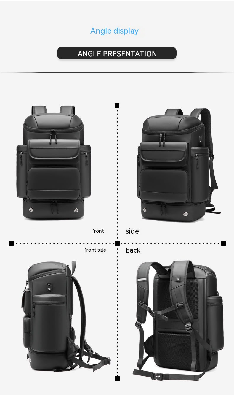 Men's Large Capacity Outdoor Waterproof Backpack view 16