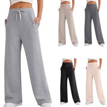 Women's Autumn Leisure Loose Wide-leg Pants view 17