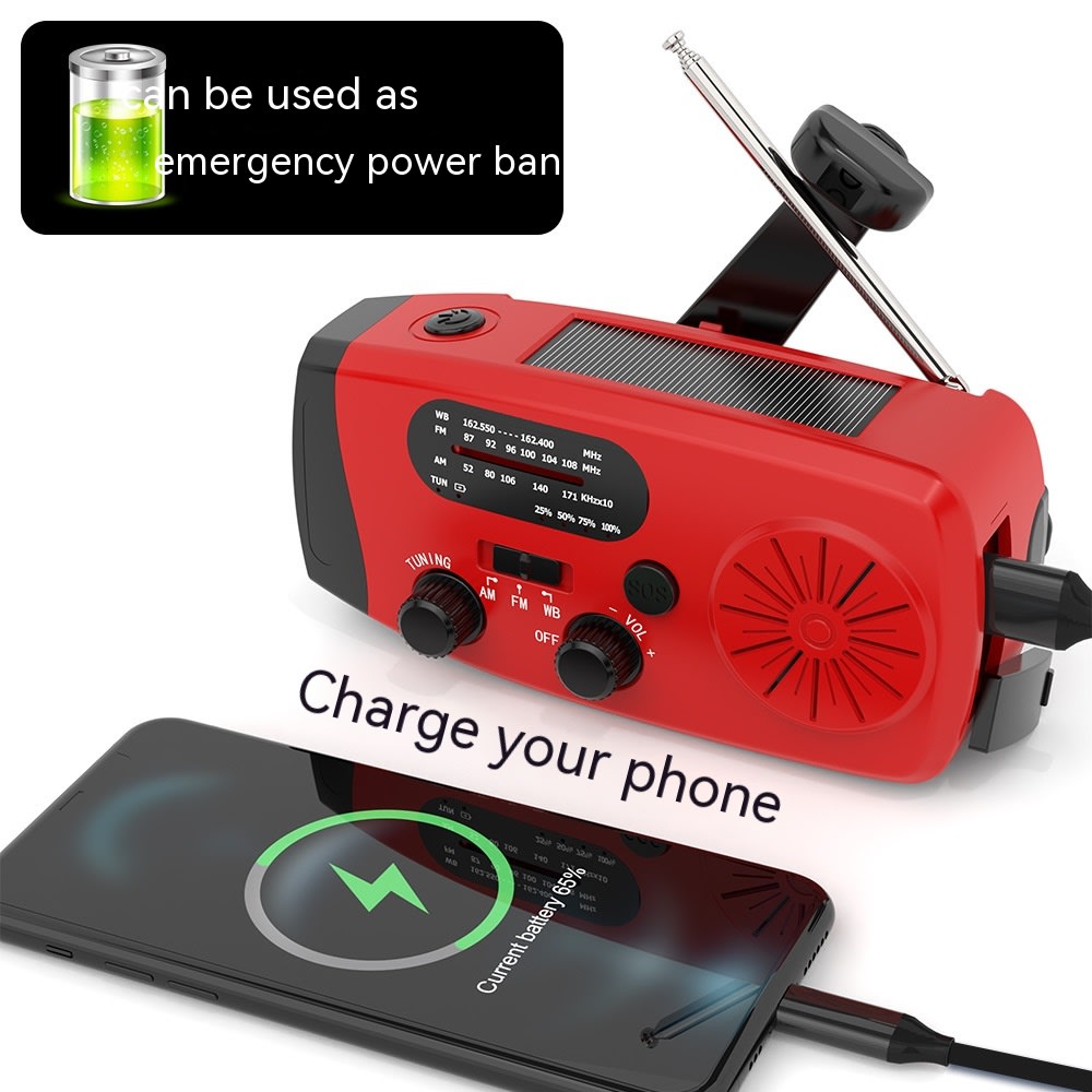 Multi Functional Solar Powered Portable Emergency Radio view 8