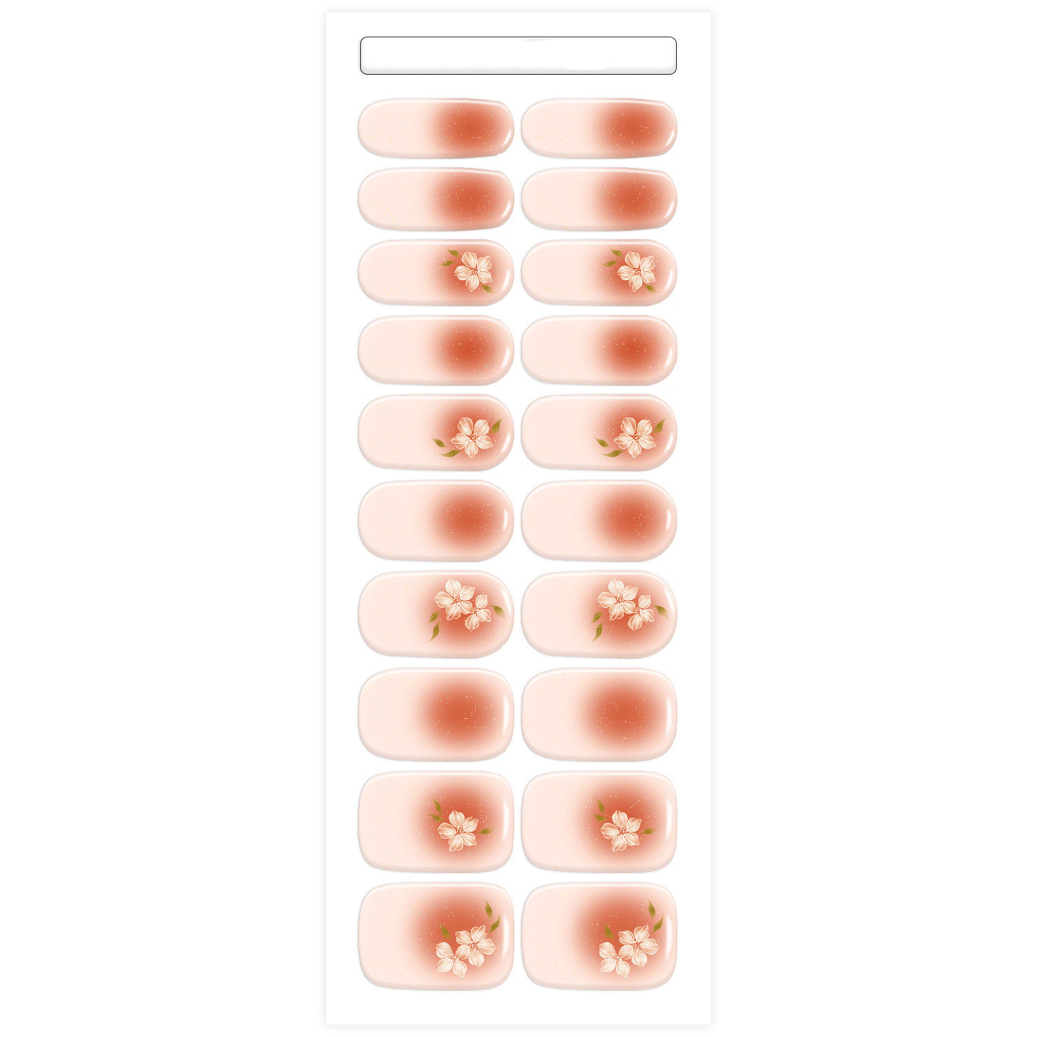 UV Semi-curing Gel Nail Stickers view 4